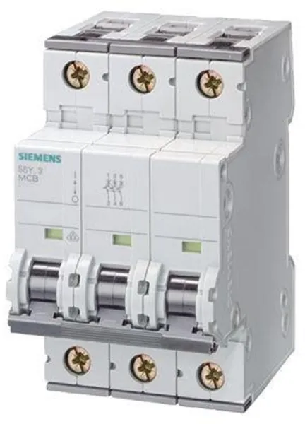 Siemens Circuit Breaker 6kA 3P C 20A 5SY6320-7