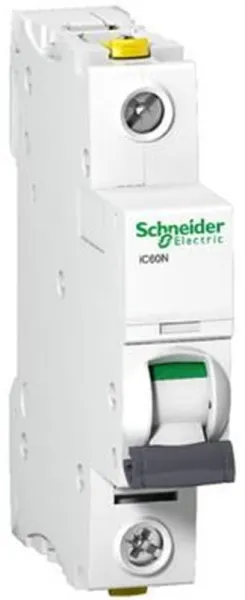 Schneider Electric Acti9 circuit breaker ic60n, 1p 13a c, with double terminal, 18 mm
