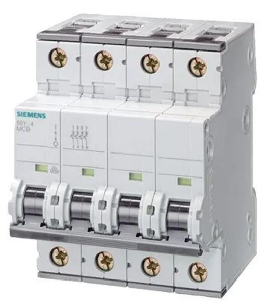 Siemens Circuit Breaker 6ka 3p+n c 6a 5sy6606-7
